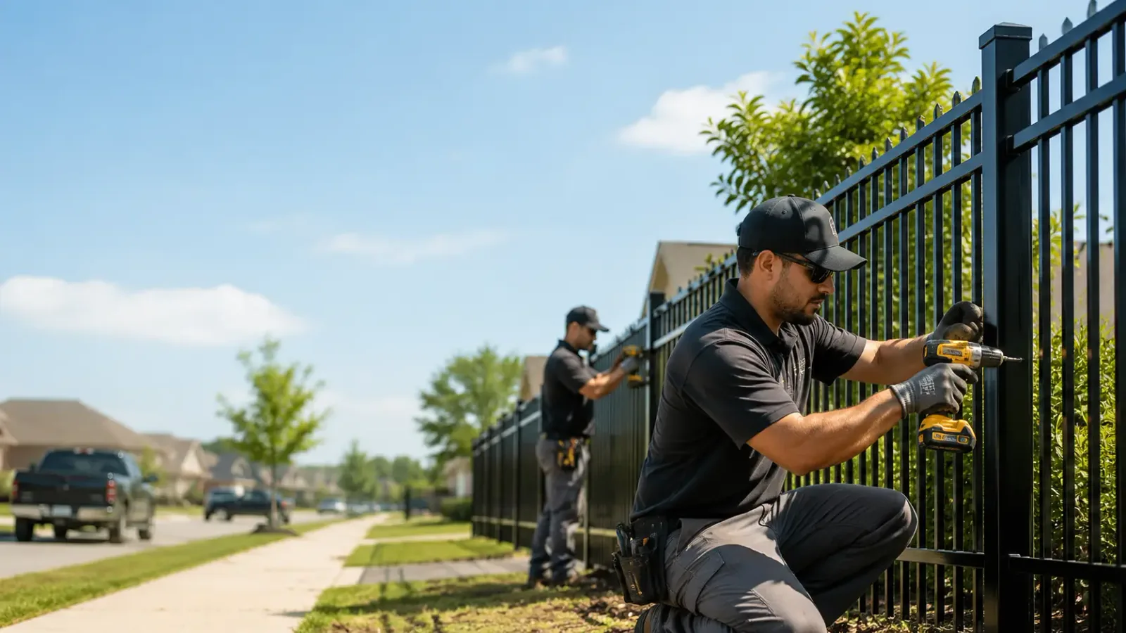 Metal Fence Installation in Omaha, TX